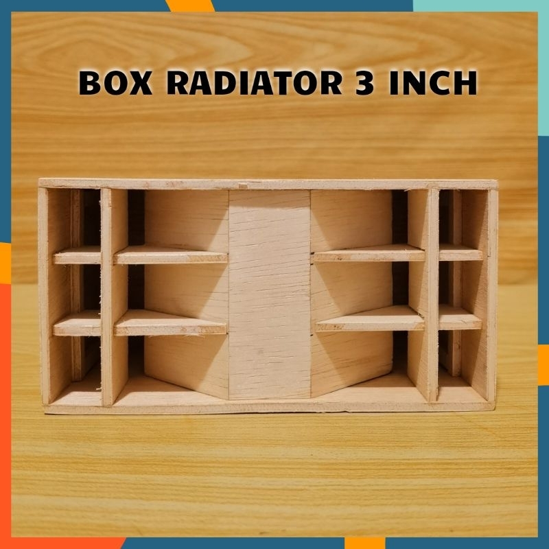 Jual BOX RADIATOR 3 INCH DOUBLE BOK SPEAKER MINIATUR BREWOG AUDIO ...