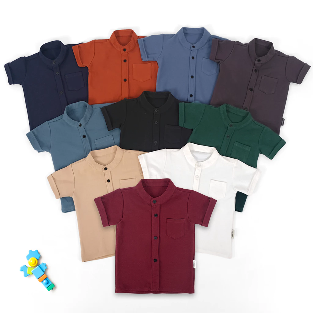 Kemeja Anak Laki-Laki Pique Minimay