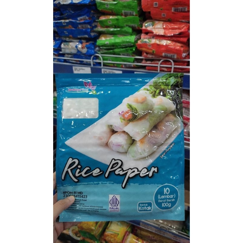 Jual Rice Paper Bulat 200gr ( ISI 20 LEMBAR) | Shopee Indonesia