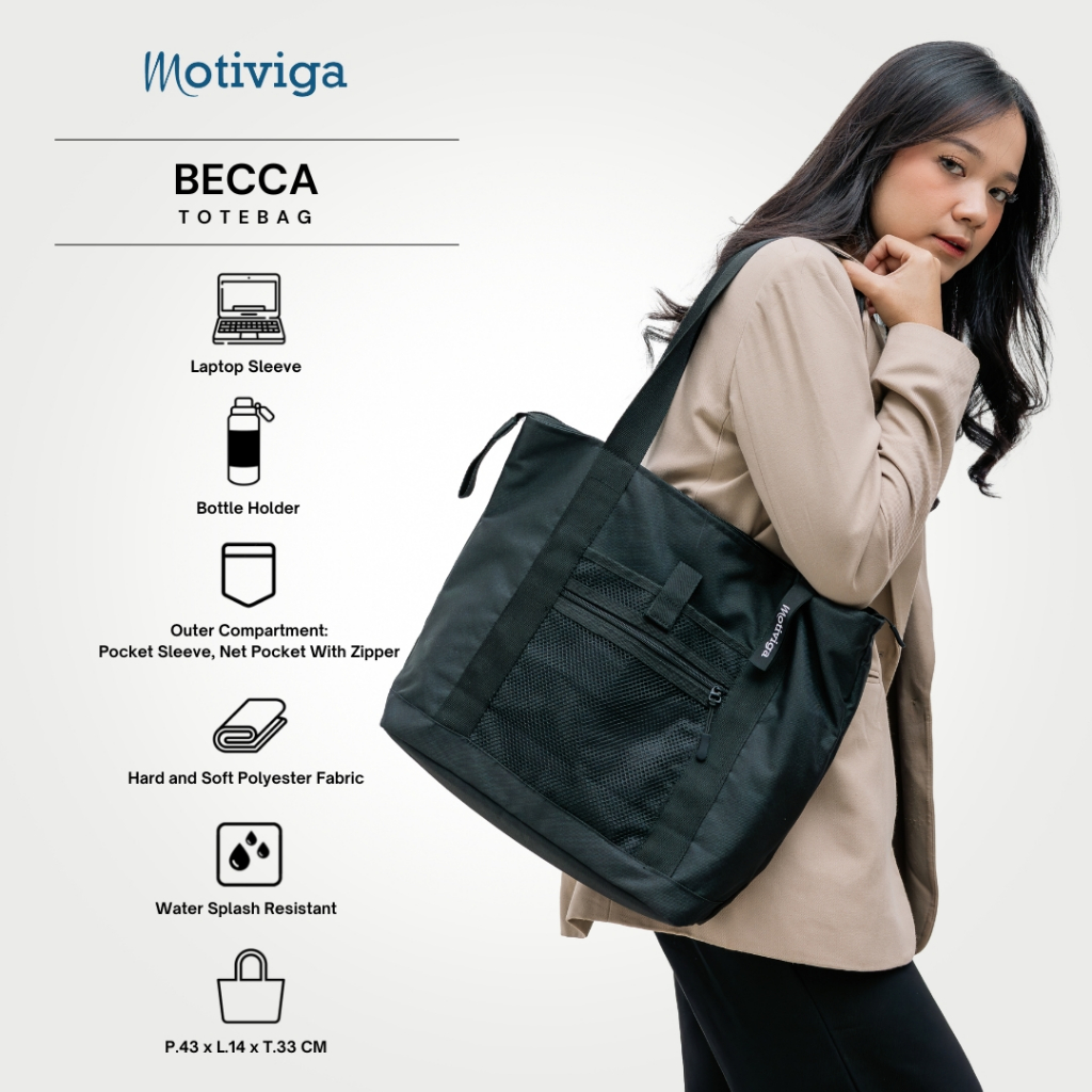 Jual Motiviga Tas Totebag Jinjing Aesthetic Unisex Becca Dominant ...