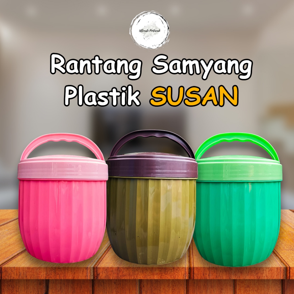 Jual Susan Rantang Samyang Warna Warni 3 Sekat | Rantang Samyang ...