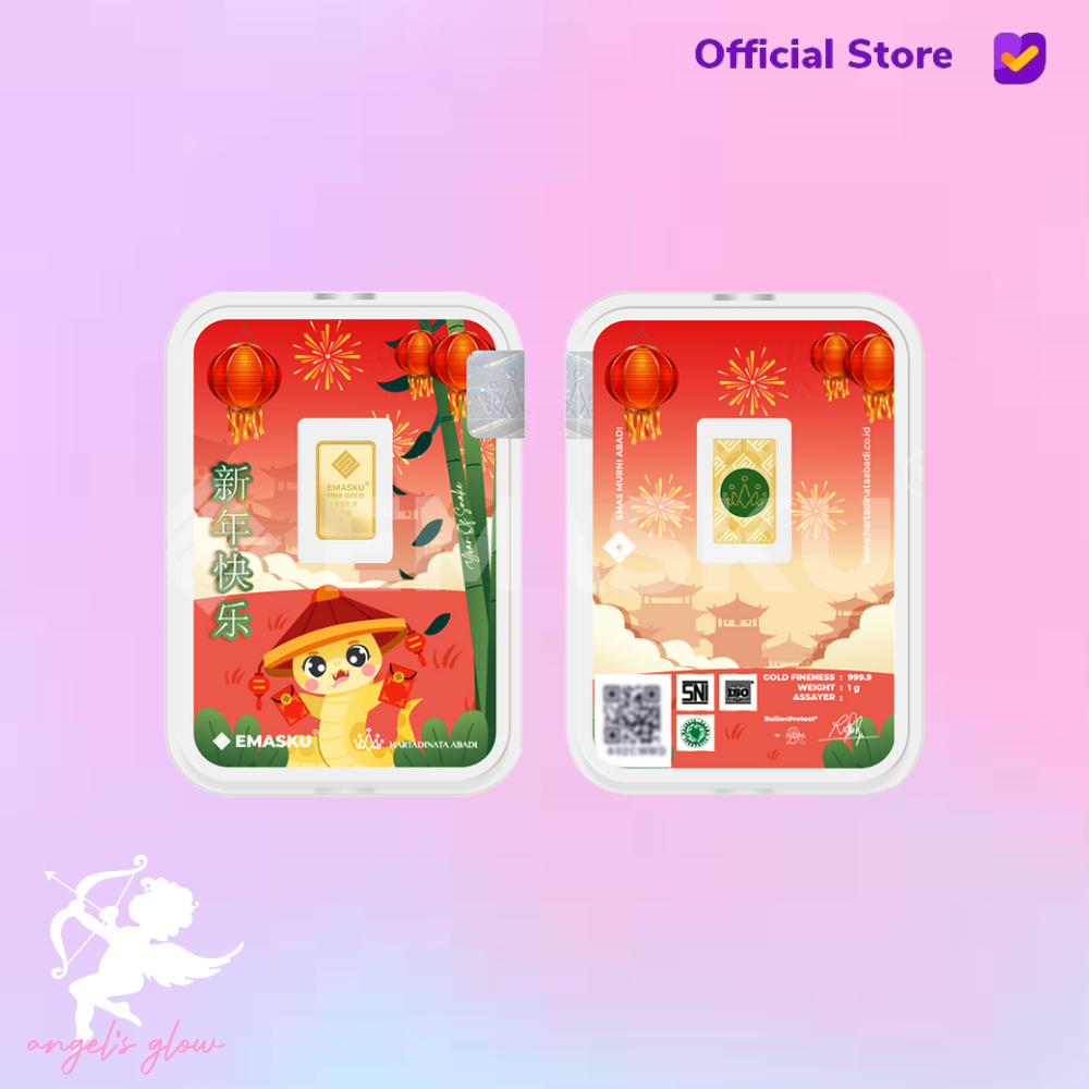 Jual Logam Mulia Emasku - 1 Gram YEAR OF SNAKE | Shopee Indonesia