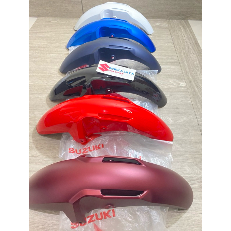 Jual SPAKBOR DEPAN FRONT FENDER SATRIA FUFI FU FI INJEKSI 2016 BIRU GP ...