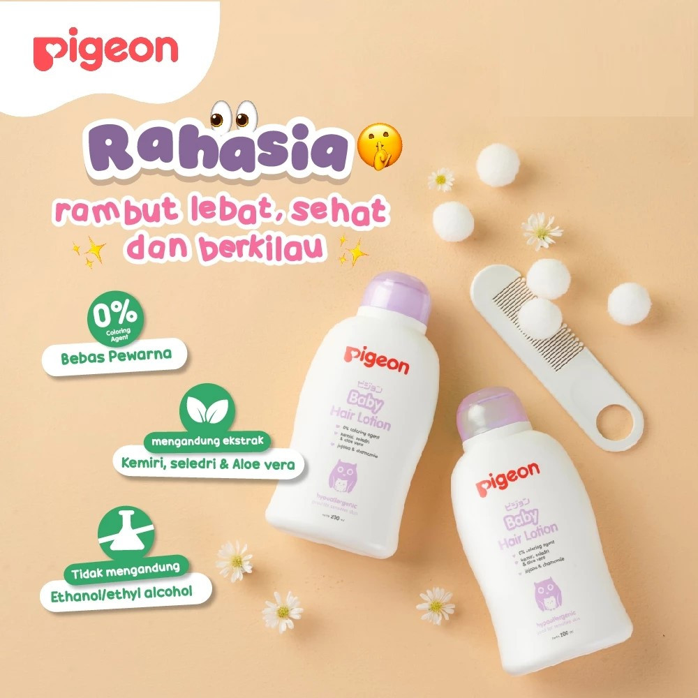 Jual PIGEON Baby Hair Lotion 200Ml | Lotion Rambut Bayi (1pcs) | Shopee ...