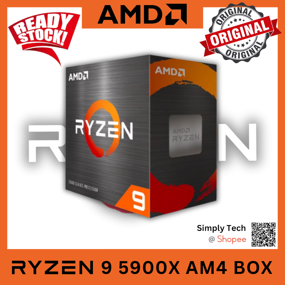 Jual Processor AMD Ryzen 9 5900X Box R9 4.8GHz Socket AM4 Garansi 3 ...