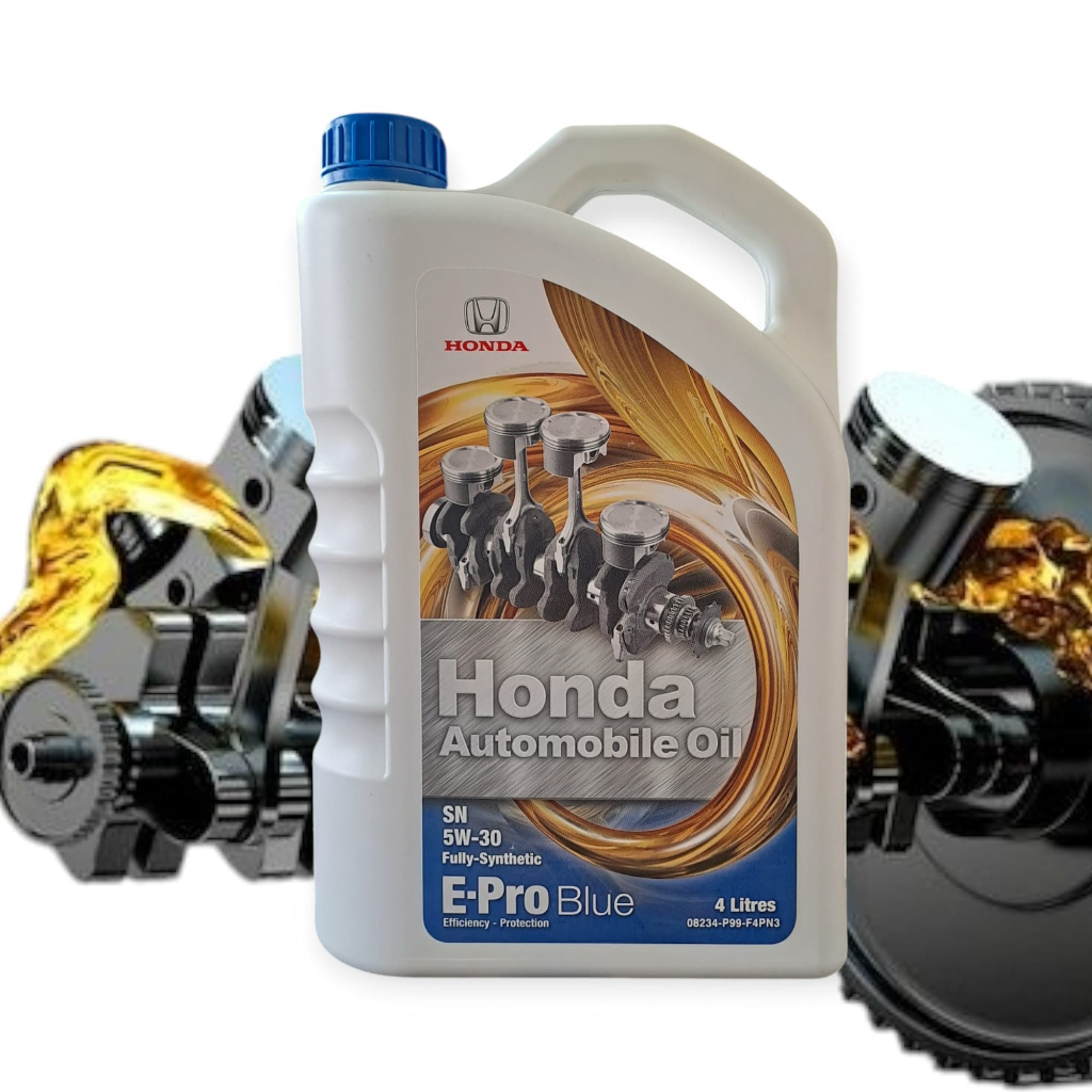 Jual Oli Mesin 5W30 Honda 5W-30 EPro Blue Fully Synthetic 1 Galon ...
