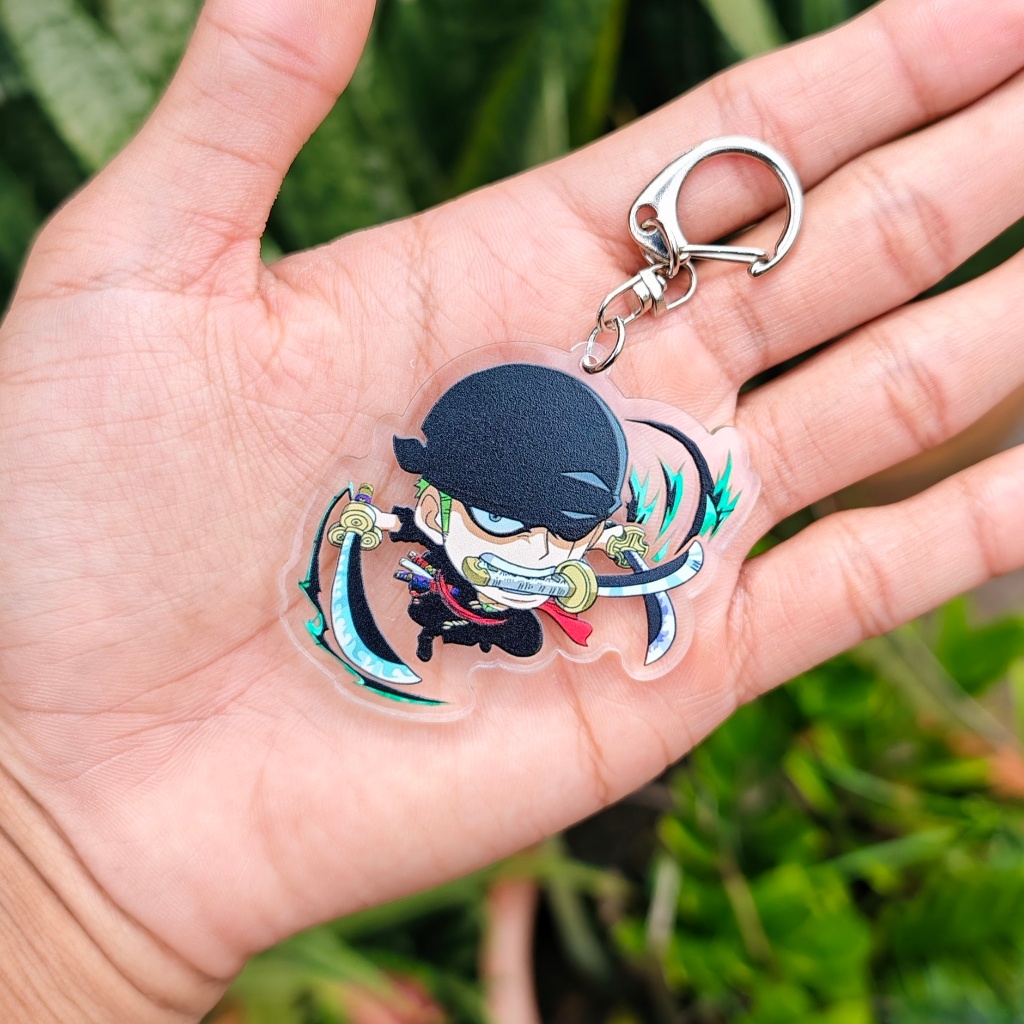 Jual Gantungan Kunci Anime One Piece Akrilik Transparan Keychain Gift ...