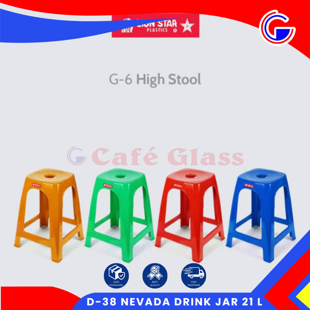 G-6 Stool Bangku Tinggi - Kursi Bakso Lion Star - Kursi Lion Star