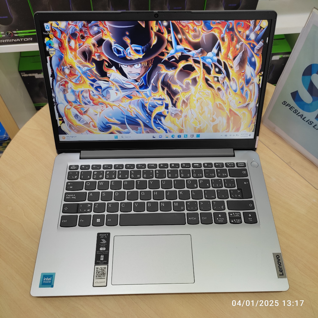 Jual LAPTOP TERMURAH BARU LENOVO IDEAPAD SLIM I 14 INTEL N6000 RAM 8GB