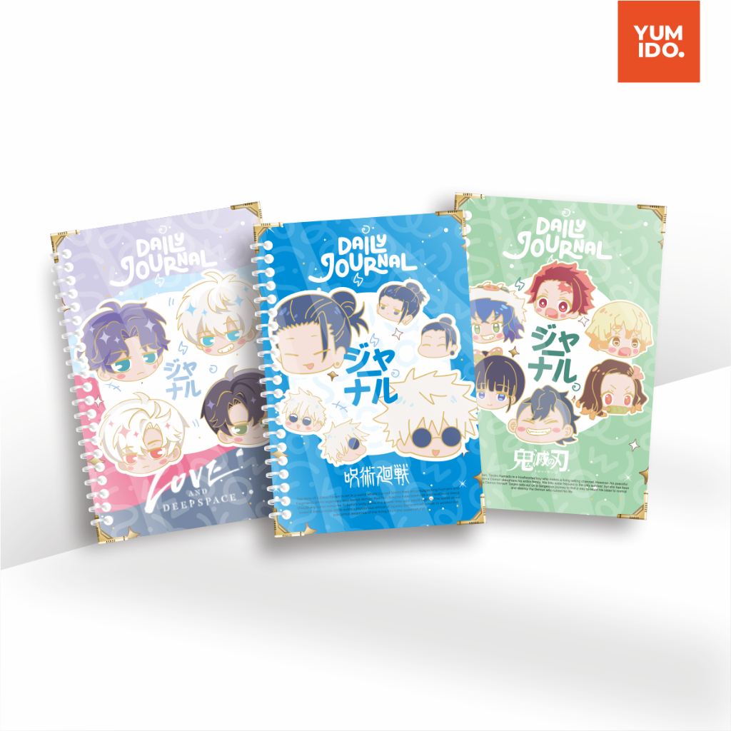 Jual Daily Journal A5 Buku Mini Karakter Chibi Anime Love and Deepspace ...
