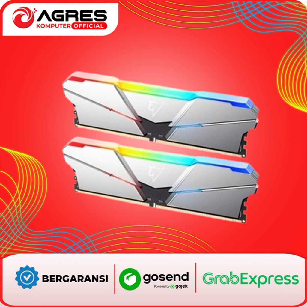 Jual NETAC RAM LONGDIMM DDR5 16GB (8GBX2) PC4800 SHADOW II WHITE ...