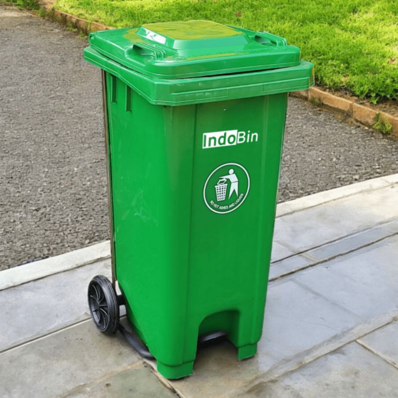 Jual IndoBin Tempat sampah injak kapasitas 240 - liter | Shopee Indonesia