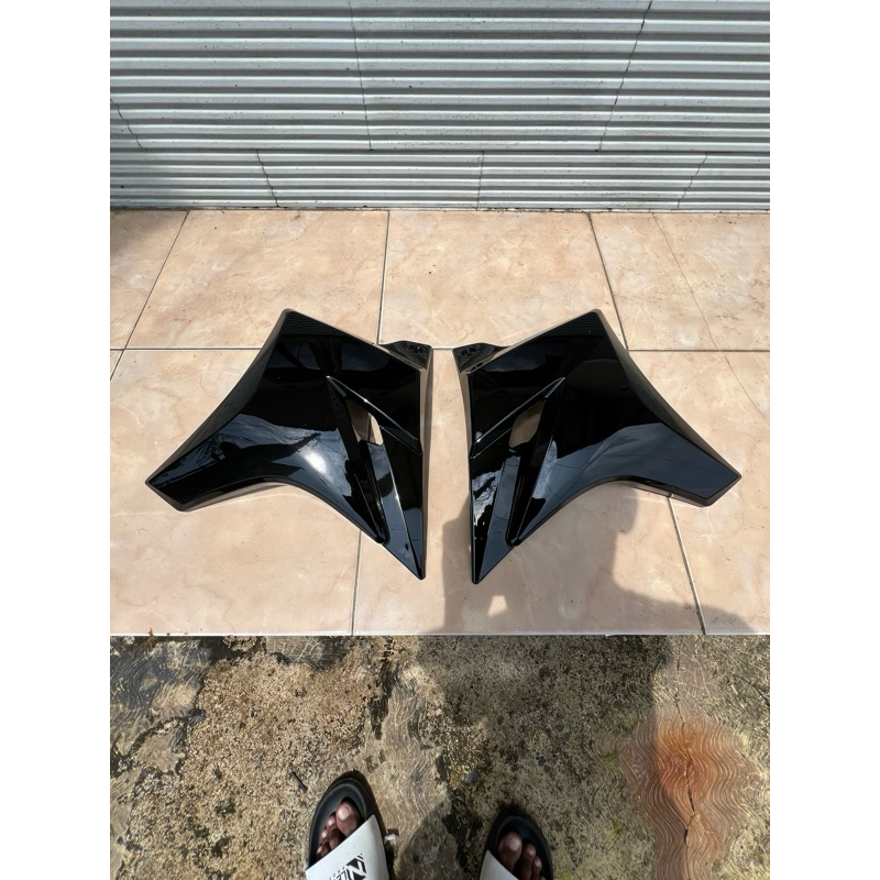 Jual TAMENG SAYAP NINJA SS NINJA R WARNA HITAM GLOSSY SET KANAN KIRI ...