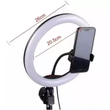 Lampu Ringlight 26Cm 30Cm Tripod 2.1M Lengkap Lampu Make Up Lampu Vlog