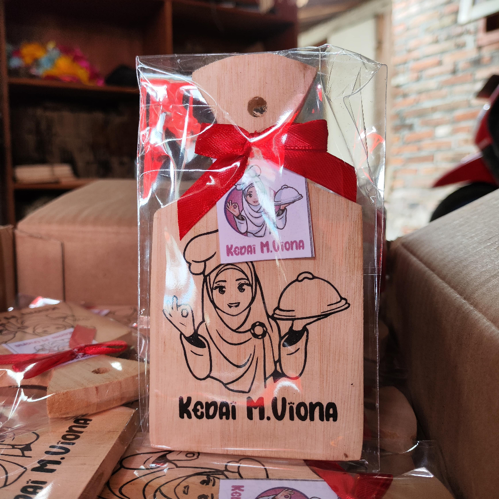 Jual Souvenir Talenan Mini Kayu Rustic Gratis Sablon Custom Nama ...