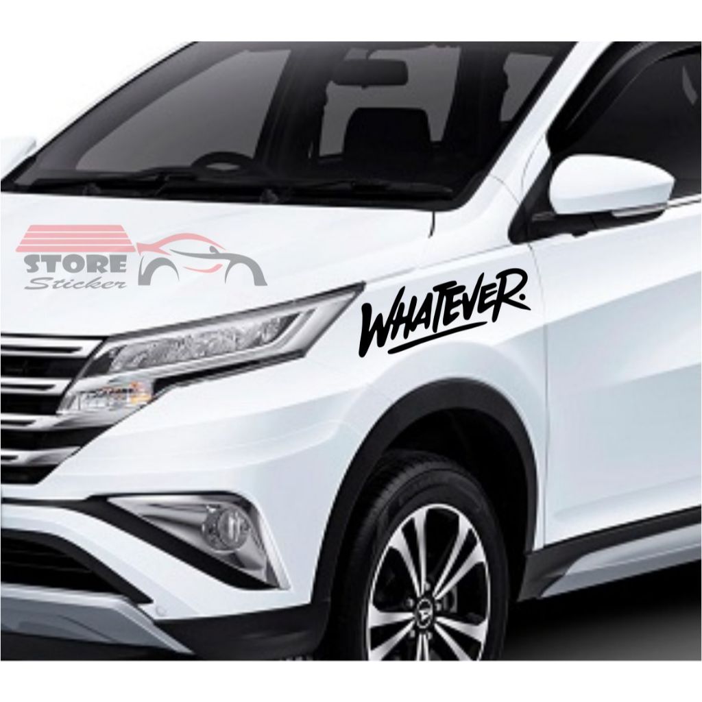 Jual Stiker Mobil WHATEVER Stiker Cutting Mobil Dan Motor Keren ...