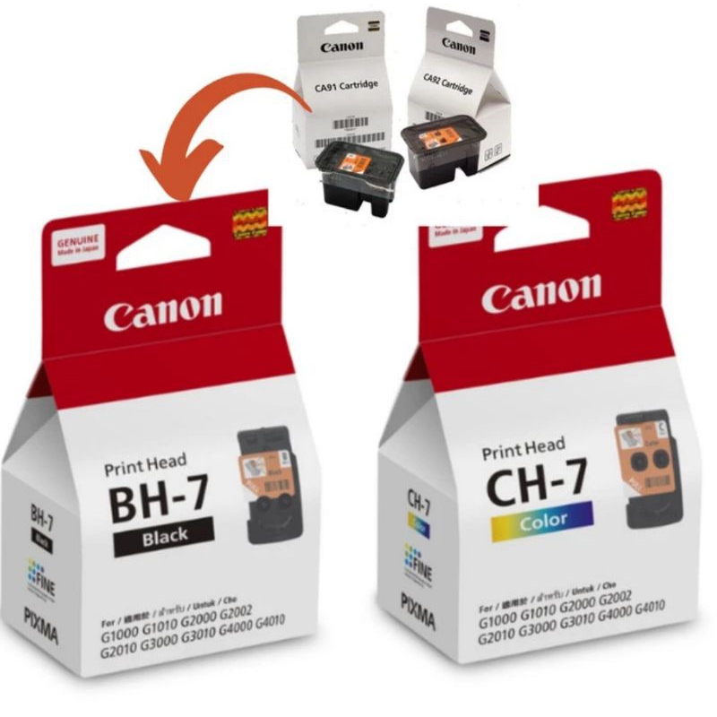Jual Cartridge Printhead Canon BH-7 & CH-7 Black dan Colour For Printer ...
