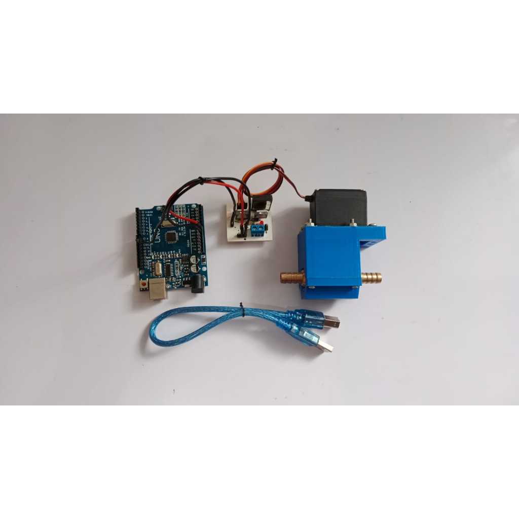 Jual Servo Control Valve Seperempat Inchi Support Arduino | Shopee ...