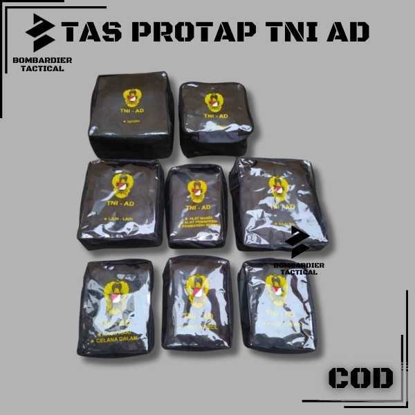 Jual TAS PROTAP TNI AD BERLOGO/TAS PROTAP MILITER ISI 8 | Shopee Indonesia