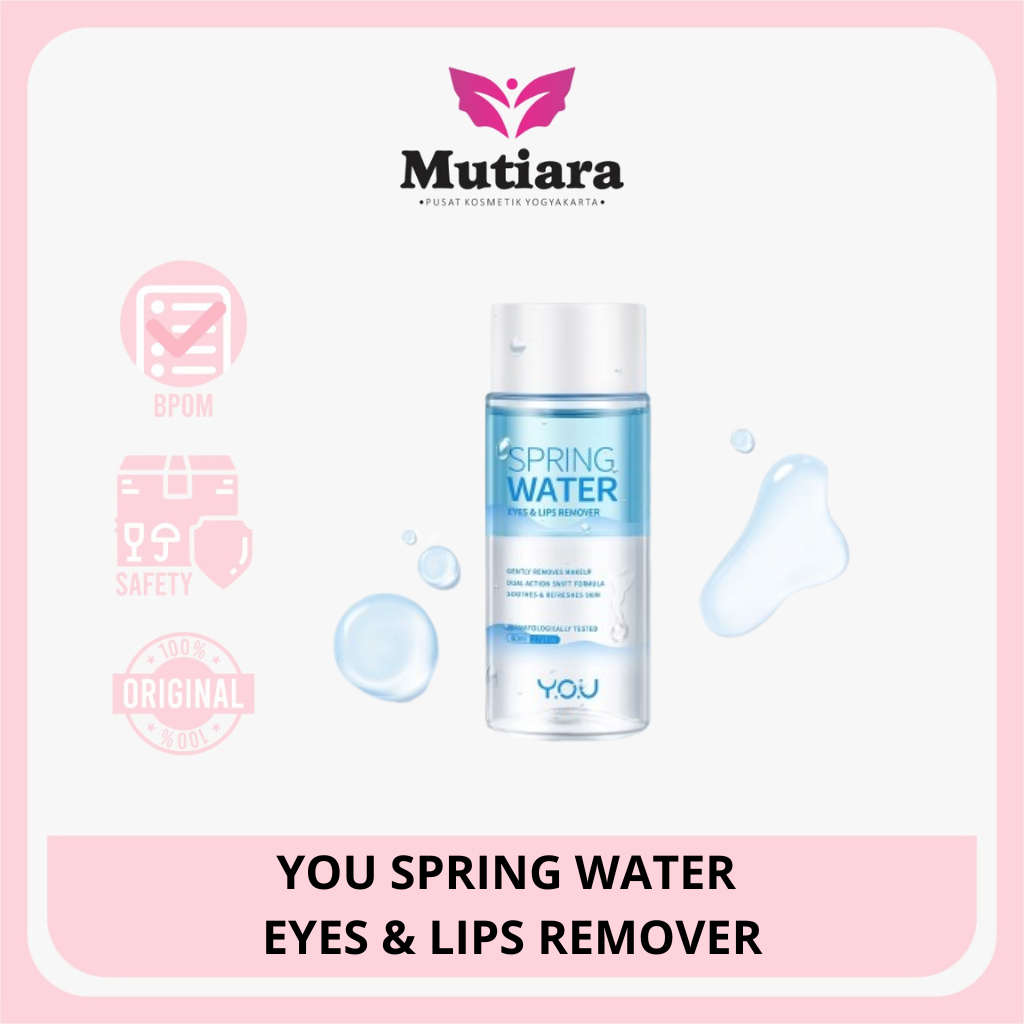 Jual YOU SPRING WATER EYES&LIPS REMOVER 80 ML | Shopee Indonesia
