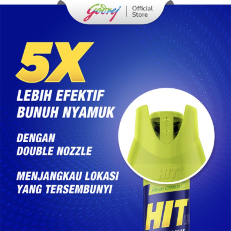 Jual HIT Expert Obat Nyamuk Aerosol Fresh Citrus 600 ml | Shopee Indonesia