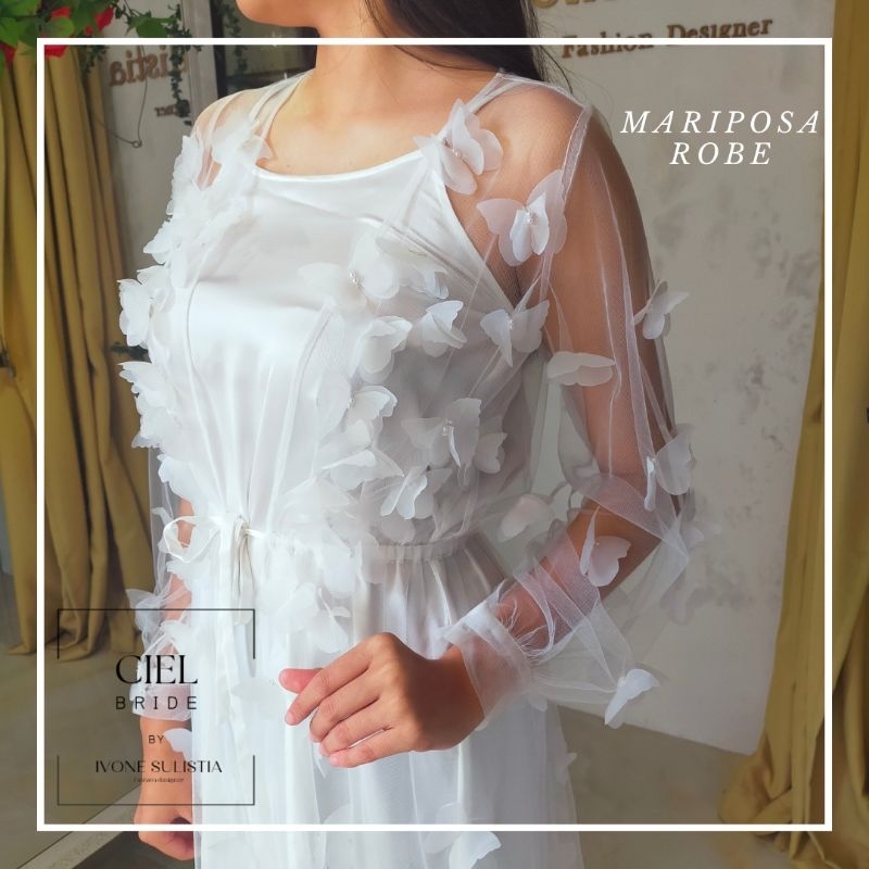Jual Mariposa Robe Bride by CIEL BRIDE kimono pengantin kupu kupu 3D ...