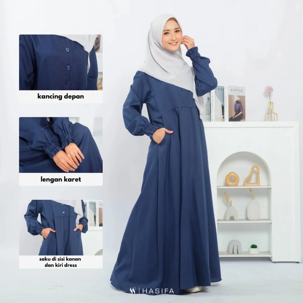 Pilihan Warna Hasifa Daily Dress