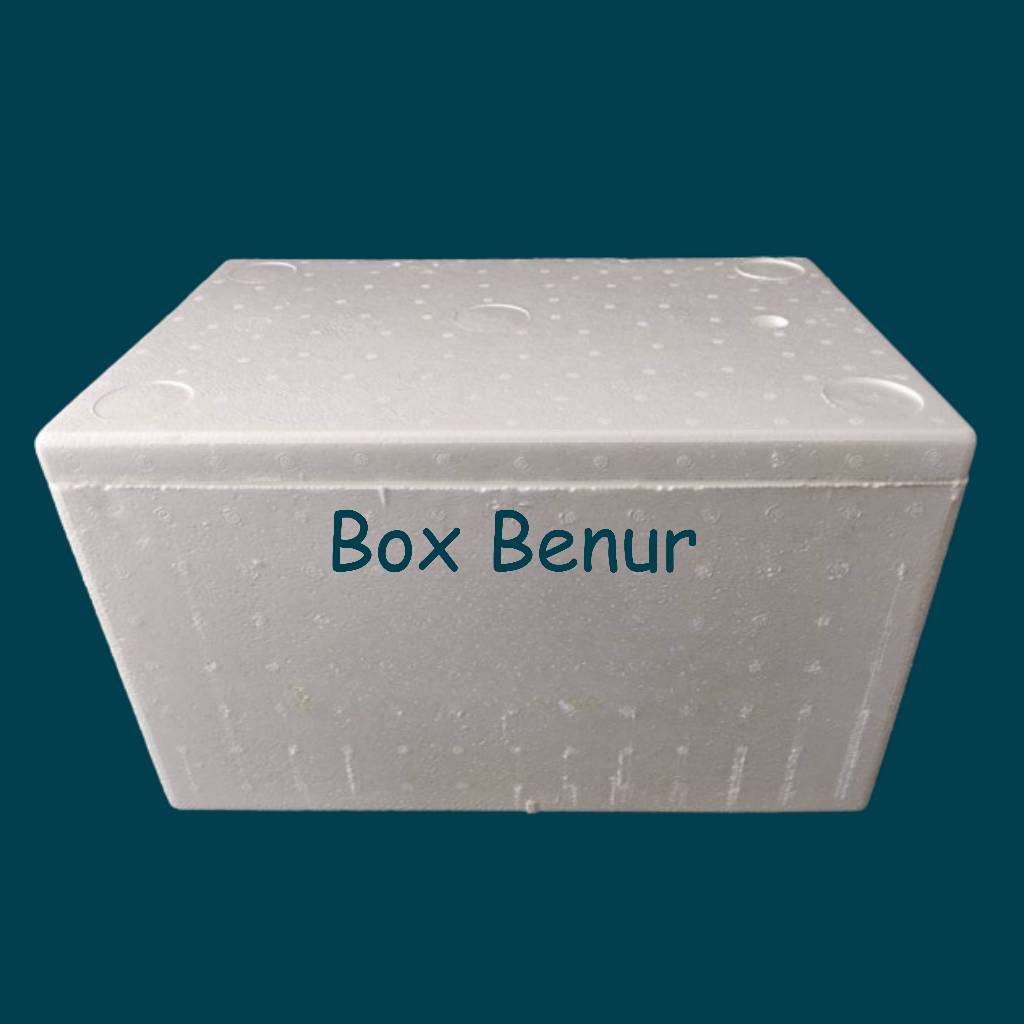 Jual Styrofoam Box Benur Kotak Sterofom 27 Liter 47 x 31 x 29 cm 10 kg ...