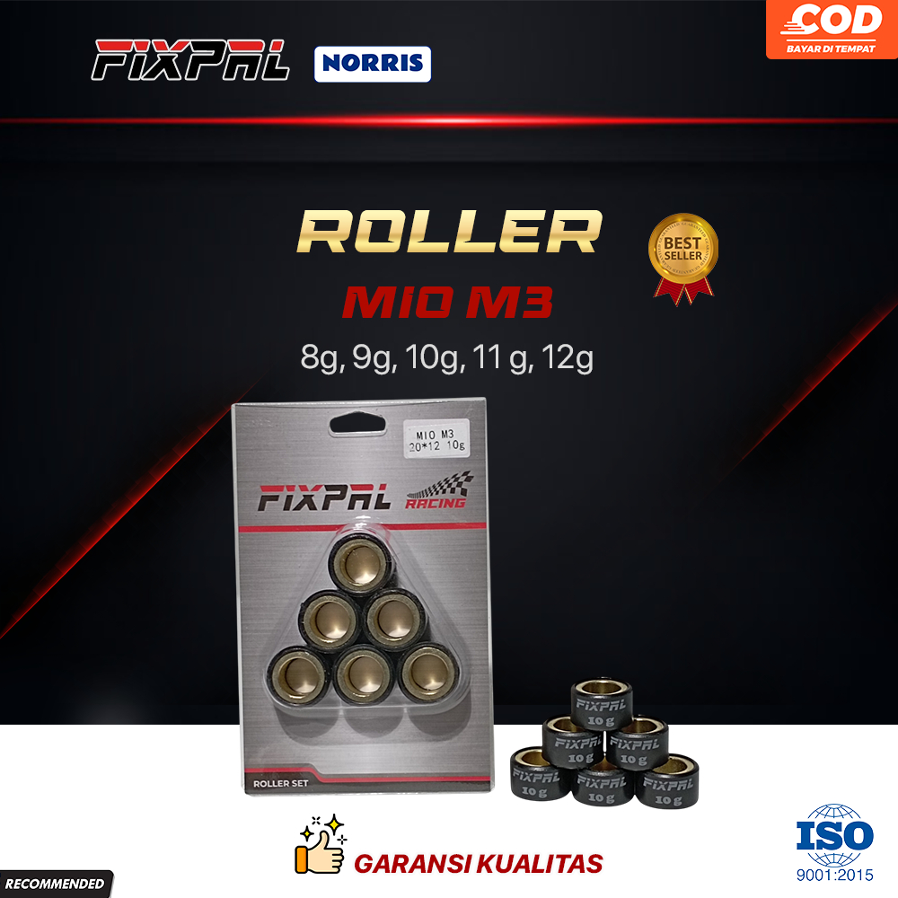 Jual FIXPAL Roller Nmax Lexi Aerox Mio M3 S 125 GT 125 Xeon Free Go ...