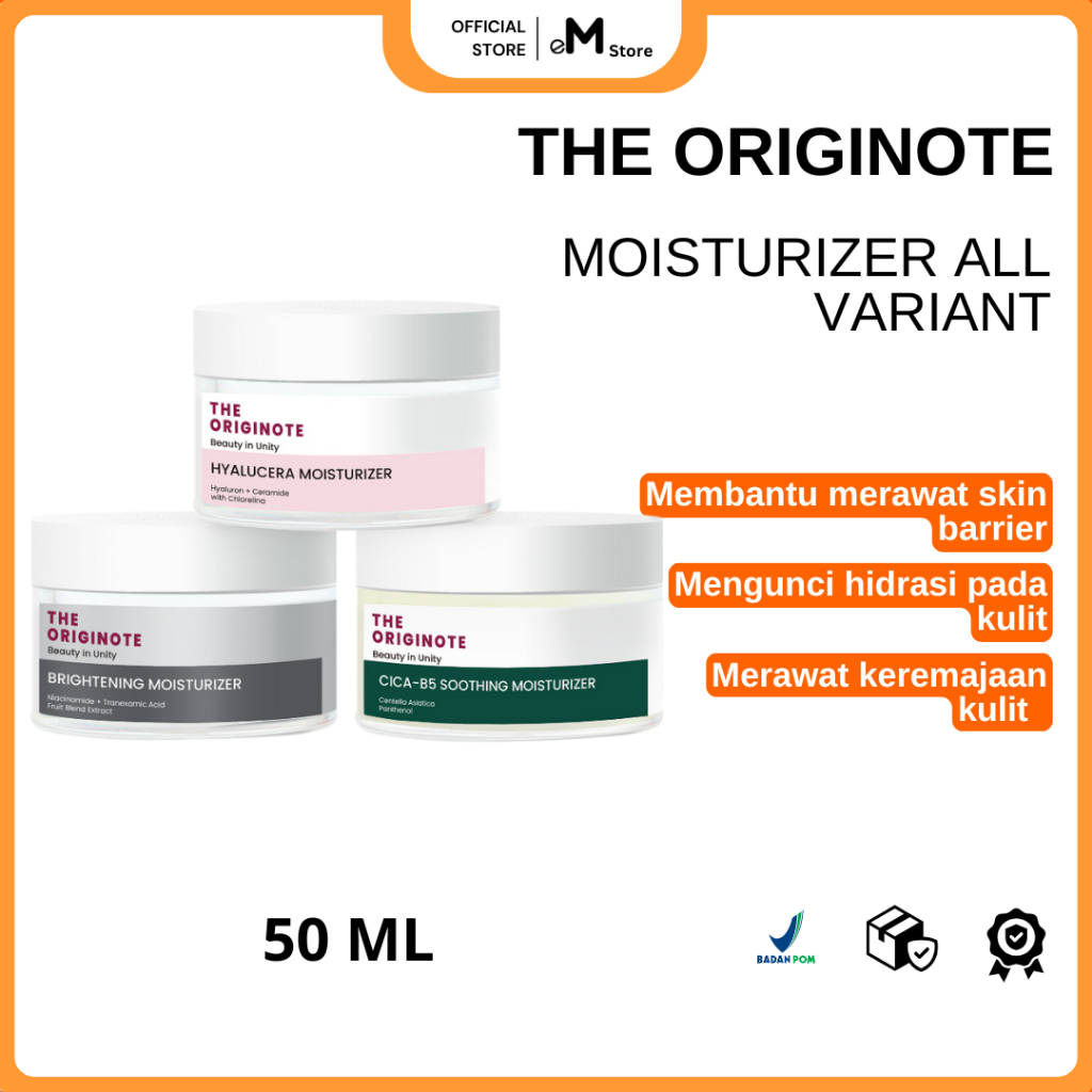 Jual The Originote - Moisturizer Gel Hyalucera | Pelembab Wajah ...