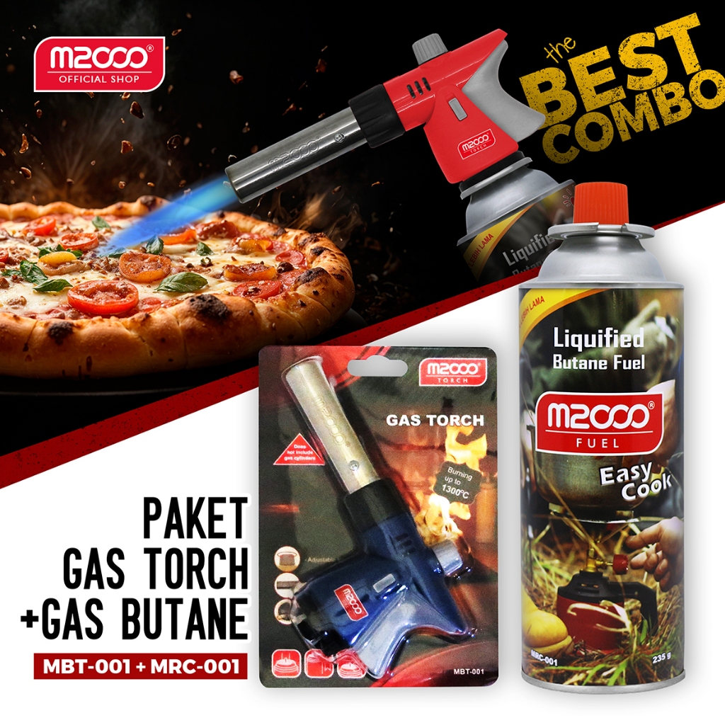 Jual M2000 Paket Combo Flame Gun Blow Torch Kepala Gas Torch MBT001 Dan ...