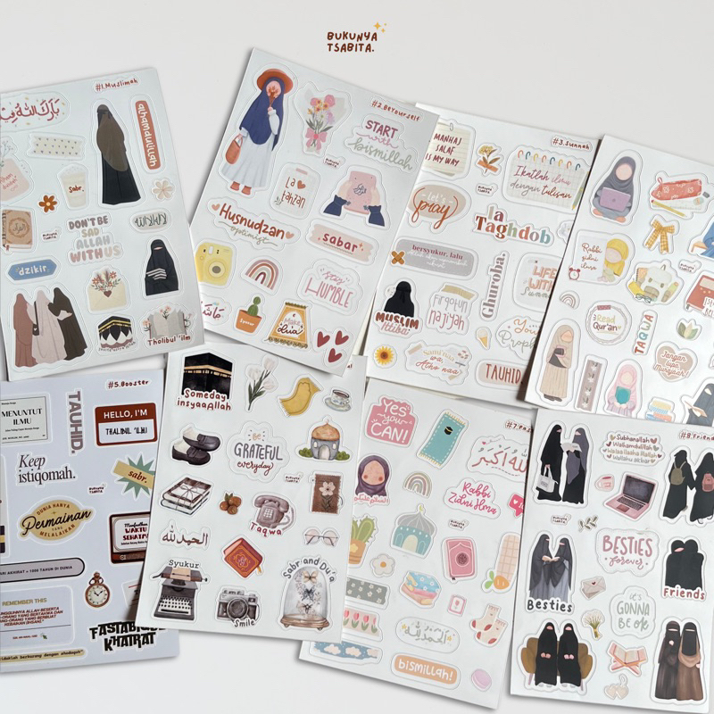Jual Stiker Sheet Jurnal Scrapbook Tumbler Hp Aesthetic Faceless ...