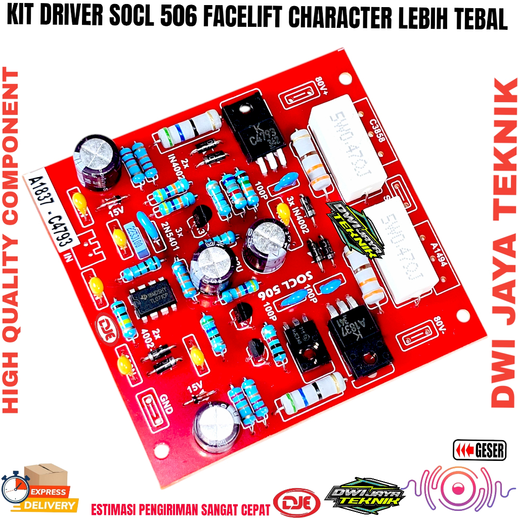 Jual Kit Driver SOCL 506 Facelife Character Tebal LOW SUB GLEER ...