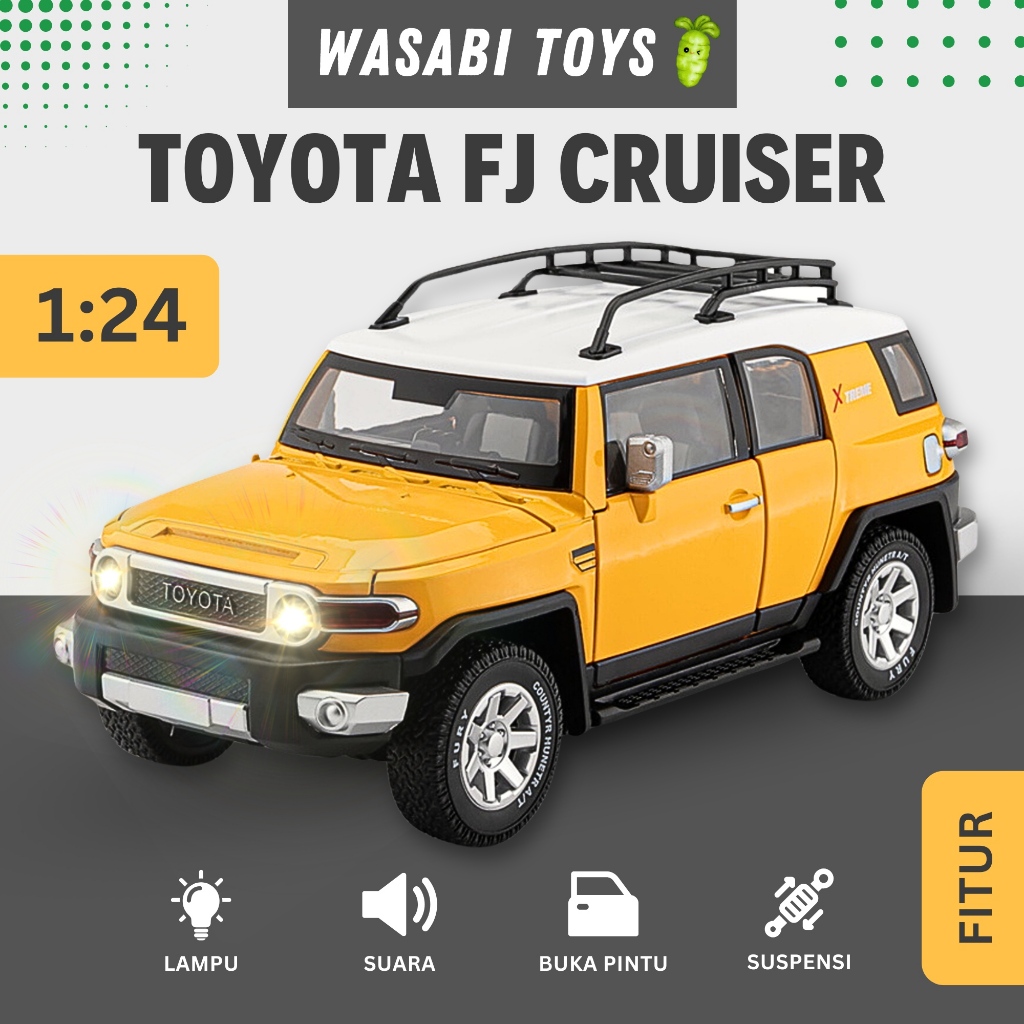 Fujimi 1/24 Toyota FJ Cruiser (Bleu Fumé