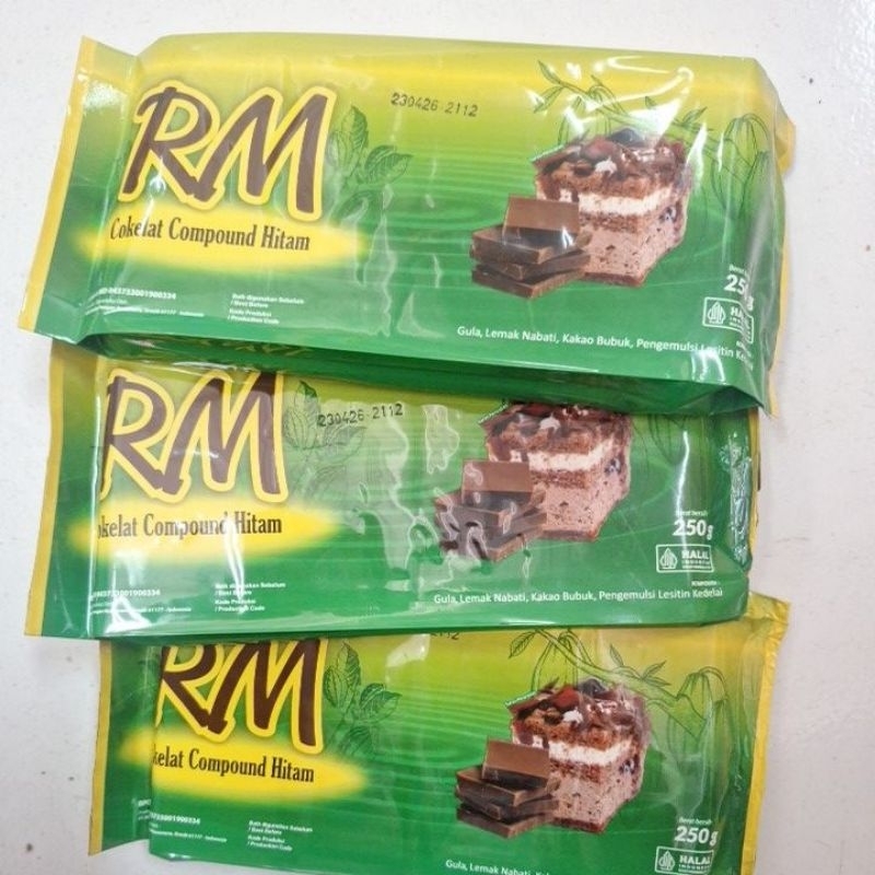 Jual RM Cokelat Compound Hitam 250g | Shopee Indonesia