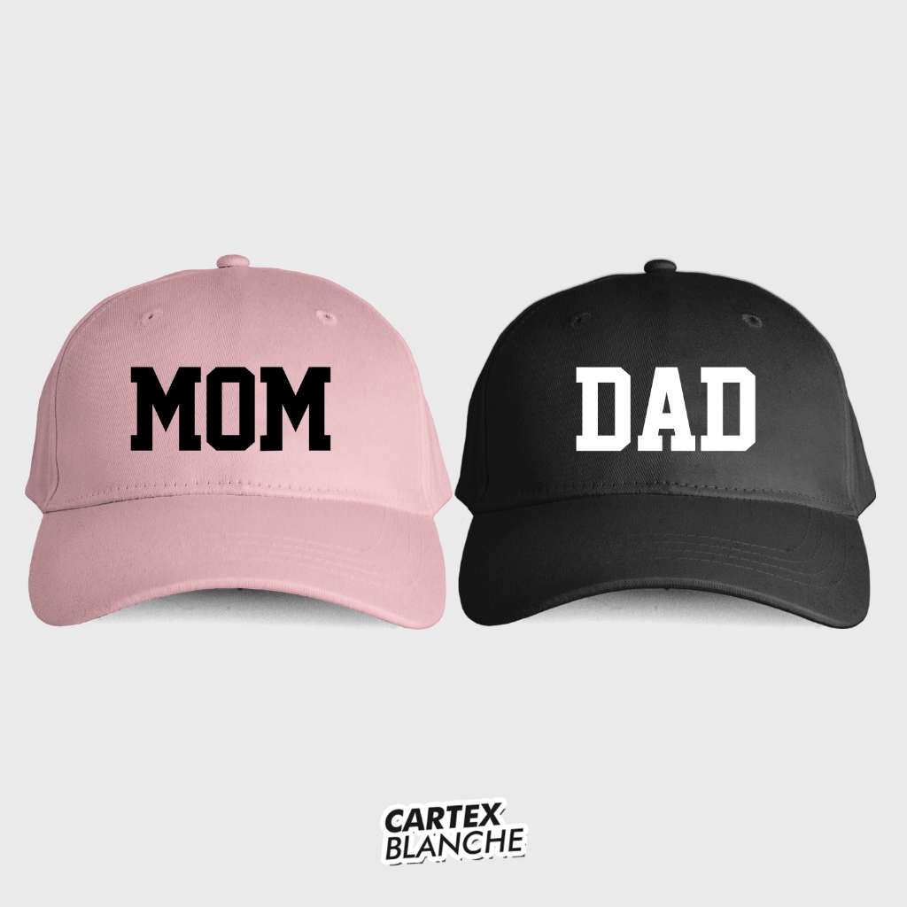 Jual CARTEXBLANCHE Mom Dad Topi Baseball Cap Bordir Unisex Pria ...