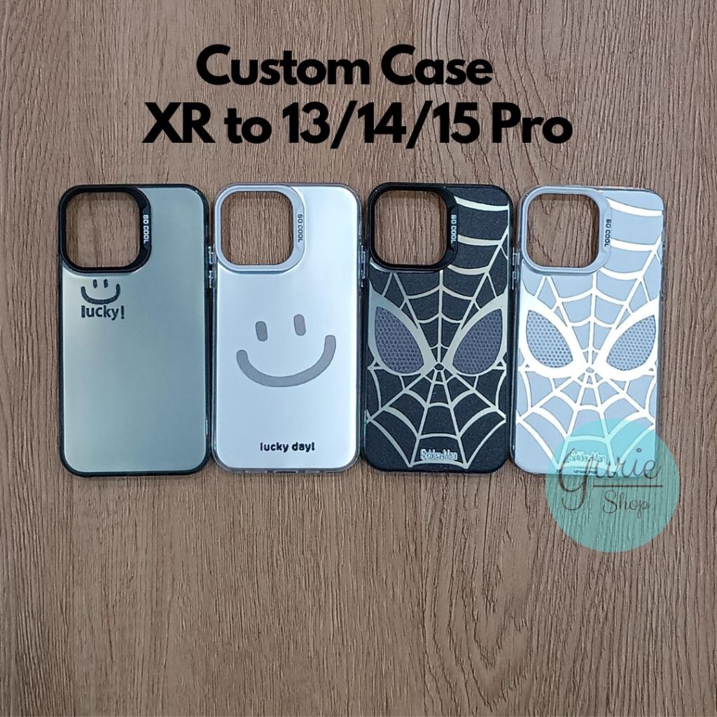 Jual Silikon Custom Soft Case “LUCKYSPIDER” XR to Series 13Pro/14Pro ...