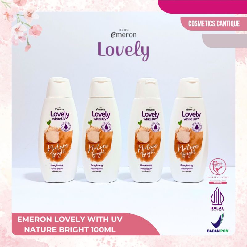 Jual EMERON LOVELY WITH UV NATURE BRIGHT 100ML | Shopee Indonesia