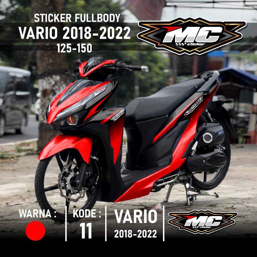 Jual MC Cutting Sticker - MCD.11 Decal Stiker Vario 125 150 New Full ...