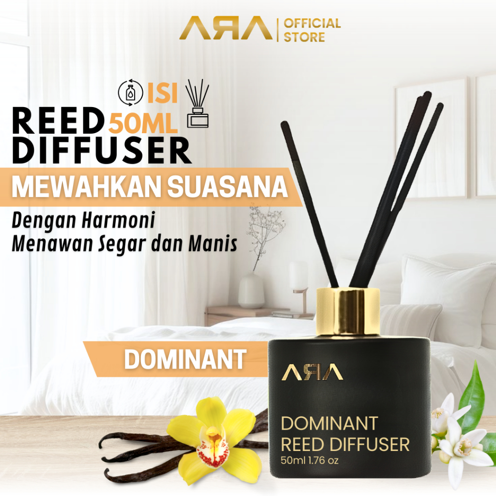 Jual Rumah Wangi ARA Reed Diffuser DOMINANT Pengharum Pewangi Ruangan ...