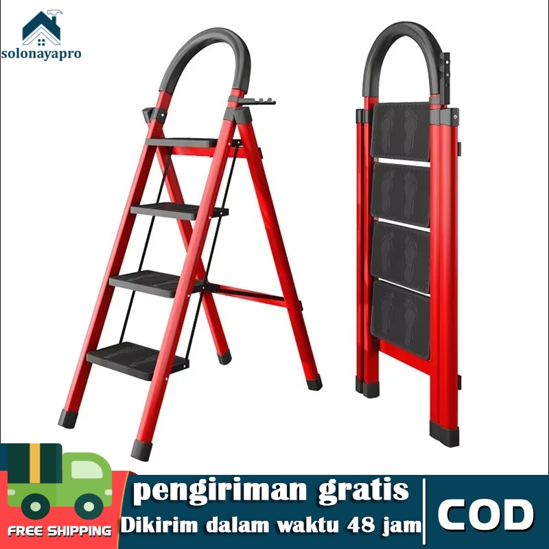 Jual Tangga 3/4/5/6 Step Rumah Lipat Tangga Besi Lipat Household Steel ...