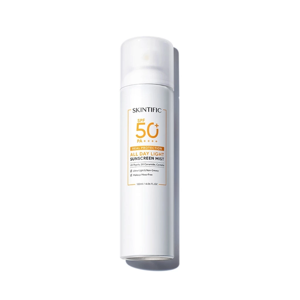 SKINTIFIC All Day Light Sunscreen Mist SPF 50 PA+++ 70ml