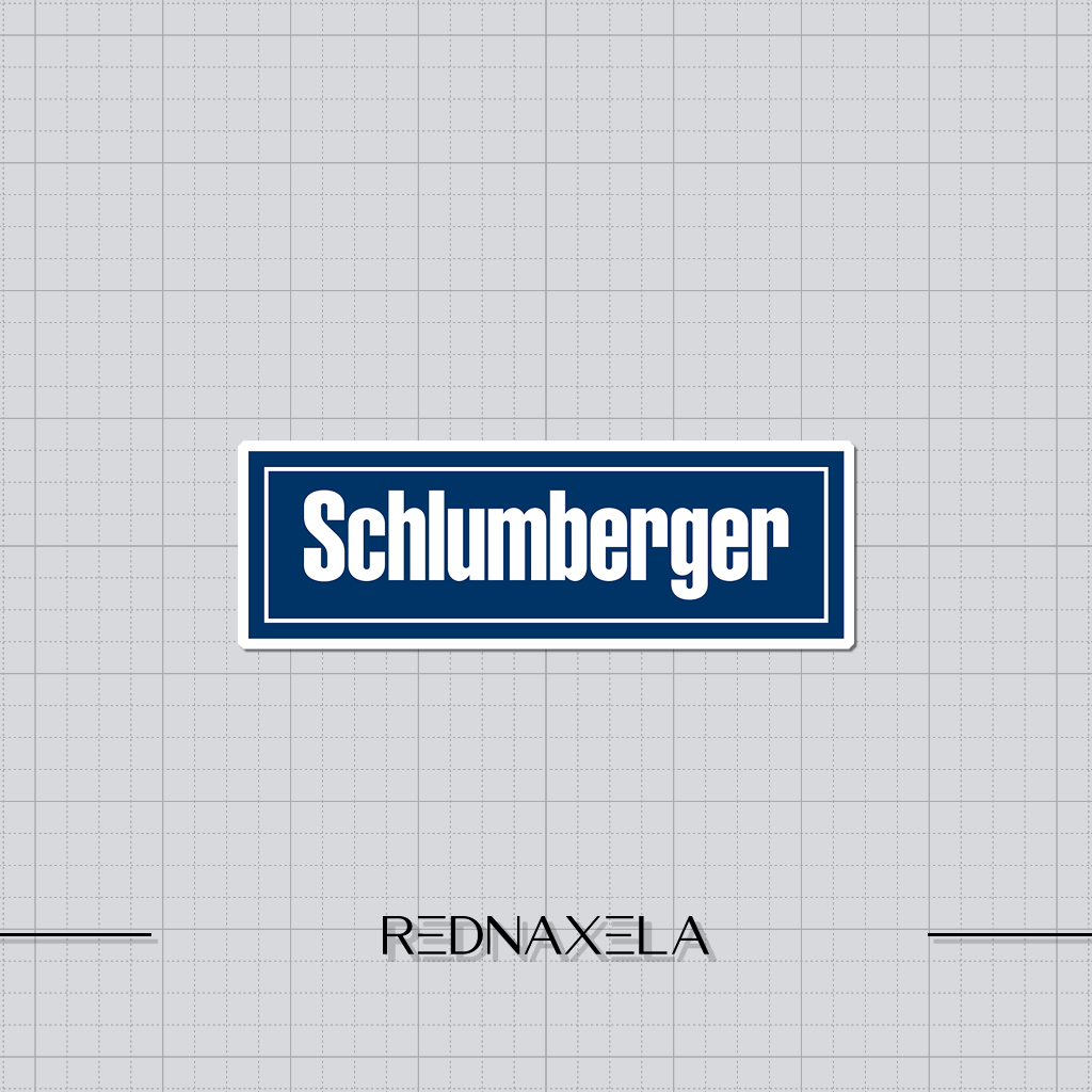 Jual Stiker Vinyl Schlumberger - Oil Company Stiker Outdoor Waterproof ...