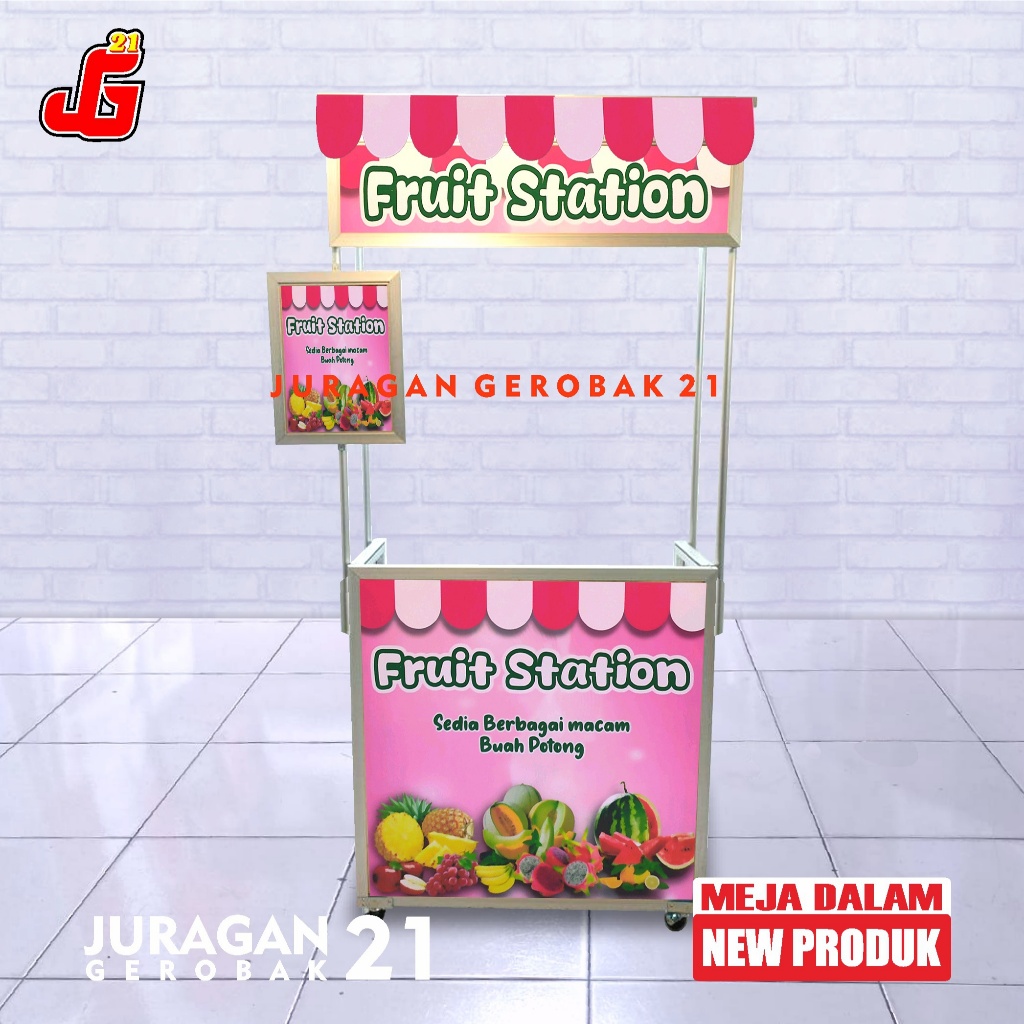 Jual Booth Portable Juragan Gerobak 21 Model Meja Dalam Plus Atap Lipat ...
