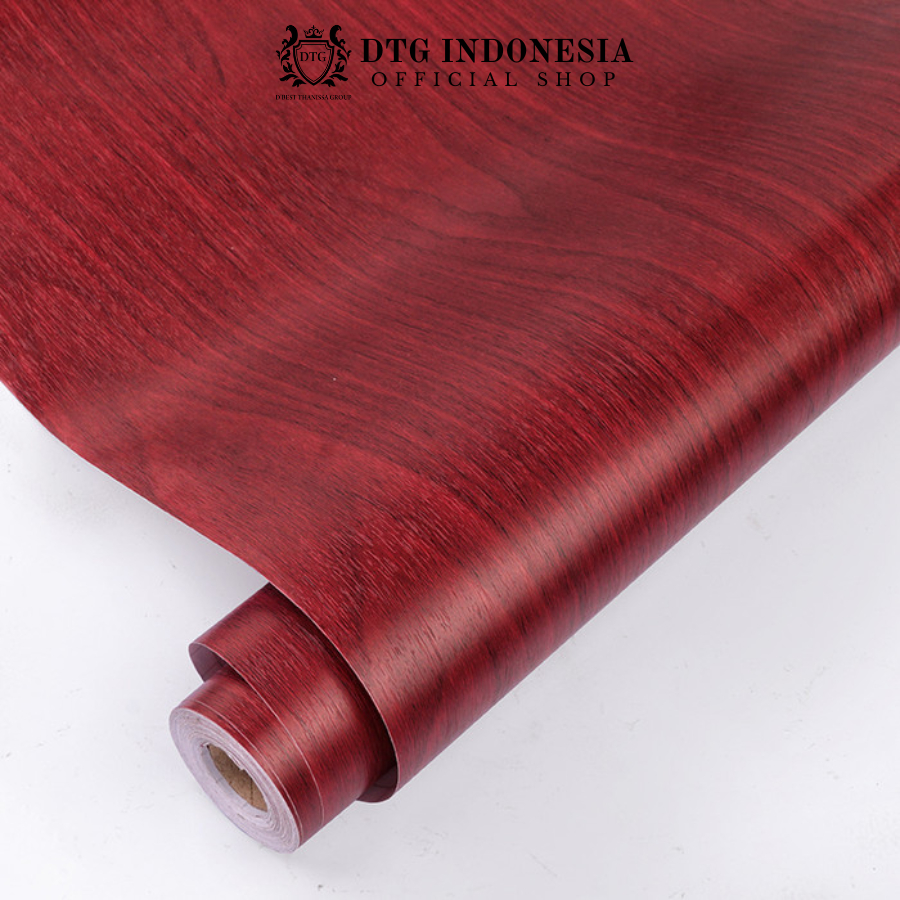 DTG - Wallpaper dinding motif kayu 45 x 8M Wallstiker ruang tamu motif kayu estetik praktis!!