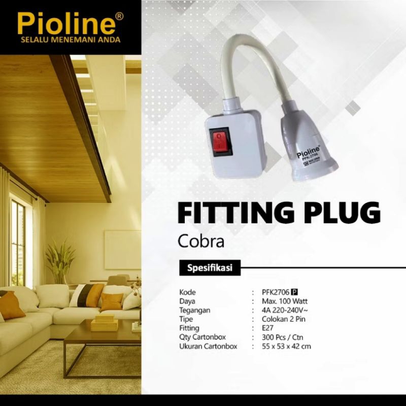 Jual Fitting Colok Flexible on off / Fitting Lampu Portable Wall Socket ...