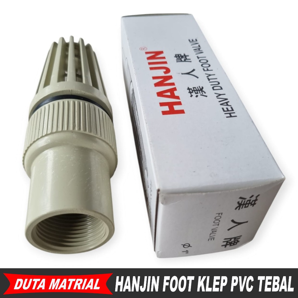 Jual HANJIN Foot Klep PVC Jumbo TEBAL 3/4