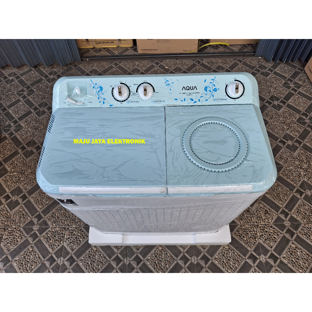 Jual Mesin cuci 2 Tabung AQUA AQW 8031 HT Hijab Series Fresh Air System ...