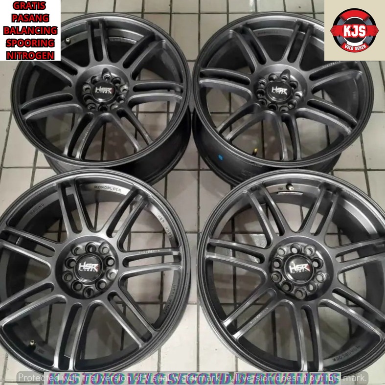 Jual READY STOK VELG RACING SECOND MODEL HSR BOON RING 18 LEBAR 8 RATA ...