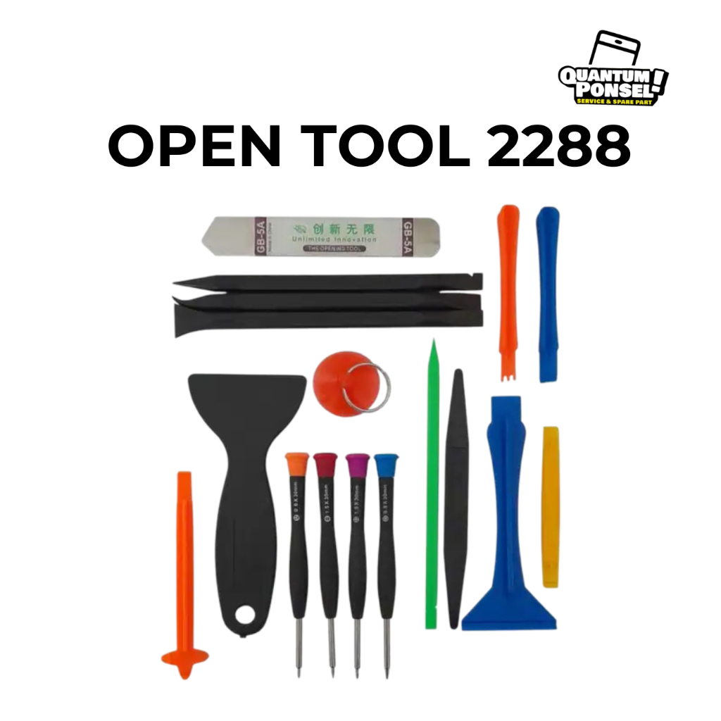 Jual OPENING TOOLS 2288 17 IN 1 / Alat pembuka Handphone set | Shopee ...